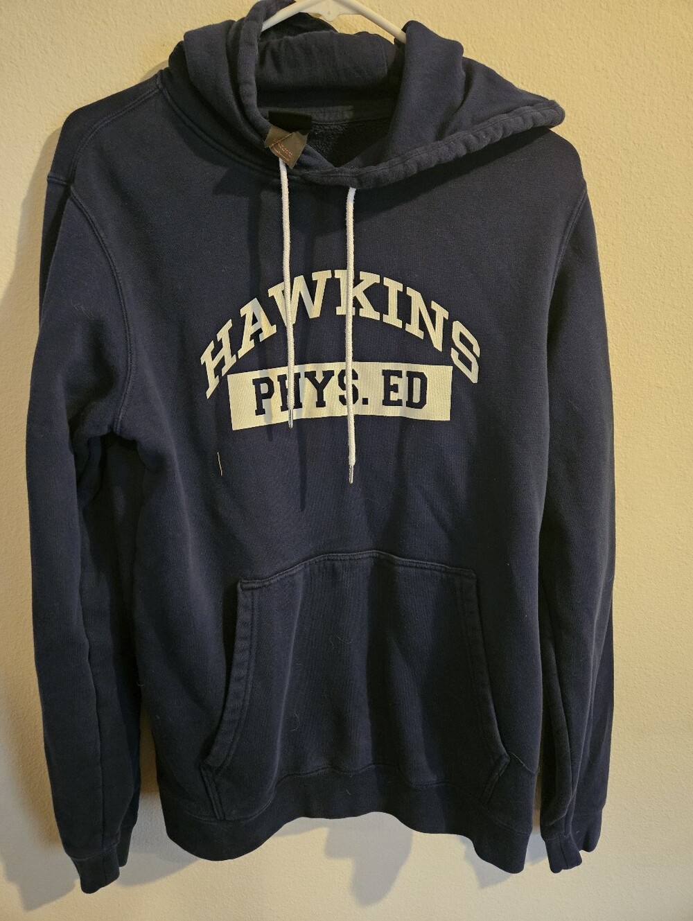 Nike Stranger Things Navy Blue Hawkins Phys. Ed Pullover Hoodie
